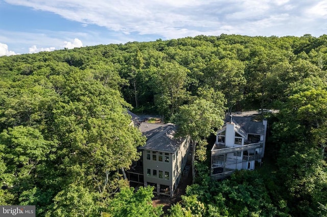 93 Tyro Ln, Roseland, VA 22967 - aerial view of property and surrounding area with a forest