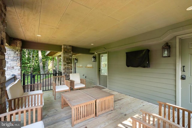93 Tyro Ln, Roseland, VA 22967 - view of wooden deck