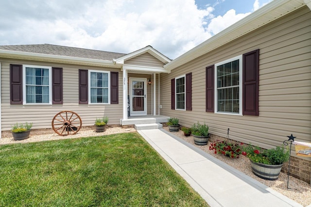 375 Mesa Ct, Broadway, VA 22815 - property entrance with a yard