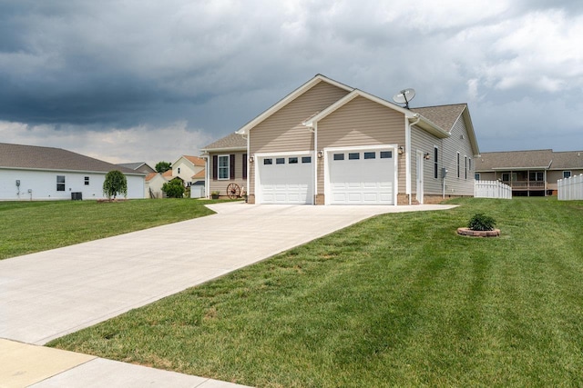 375 Mesa Ct, Broadway, VA 22815 - ranch-style house with an attached garage and concrete driveway