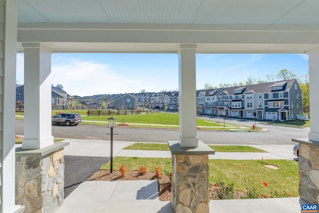 10A Sablewood Dr, Charlottesville, VA 22911 - porch with a residential view