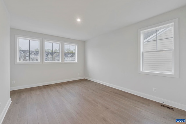 10A Sablewood Dr, Charlottesville, VA 22911 - unfurnished room with wood finished floors, baseboards, and recessed lighting