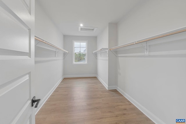 10A Sablewood Dr, Charlottesville, VA 22911 - spacious closet with wood finished floors and attic access