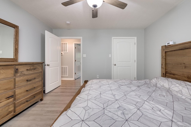 4001 Moreland Gap Rd, New Market, VA 22844 - bedroom featuring light wood-type flooring and ceiling fan