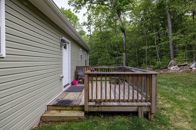 4001 Moreland Gap Rd, New Market, VA 22844 - view of wooden deck