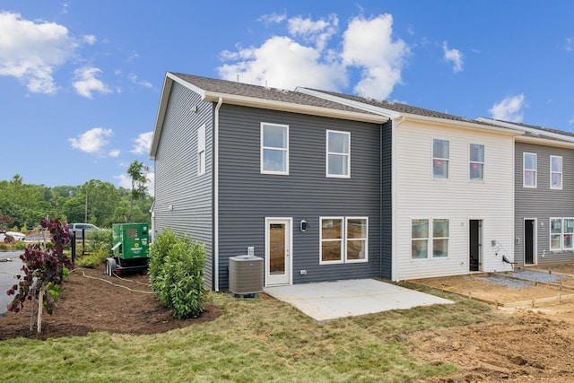 240 Camden Dr, Waynesboro, VA 22980 - back of property featuring a patio area and a lawn