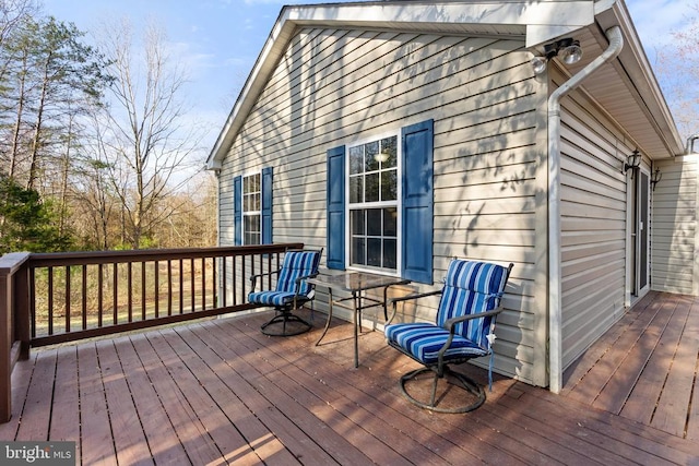 5585 Sperryville Pike, Boston, VA 22713 - view of wooden terrace