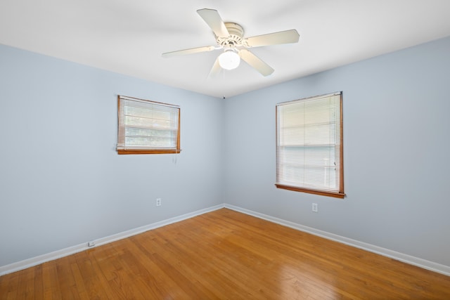 2403 Bare St, Staunton, VA 24401 - unfurnished room featuring light wood finished floors and ceiling fan