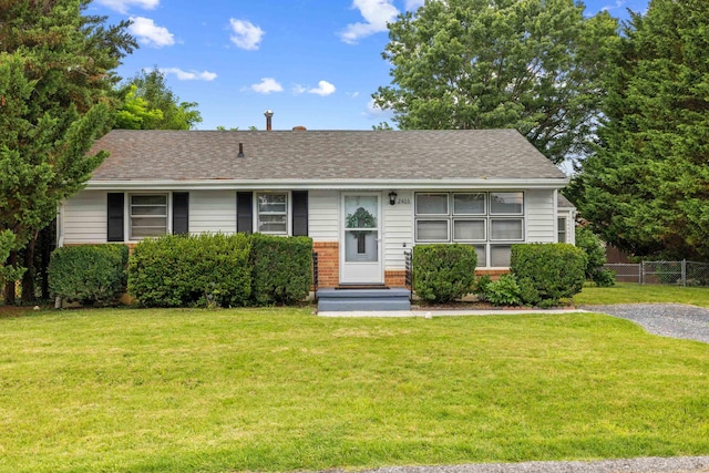 2403 Bare St, Staunton, VA 24401 - ranch-style house with brick siding and a shingled roof