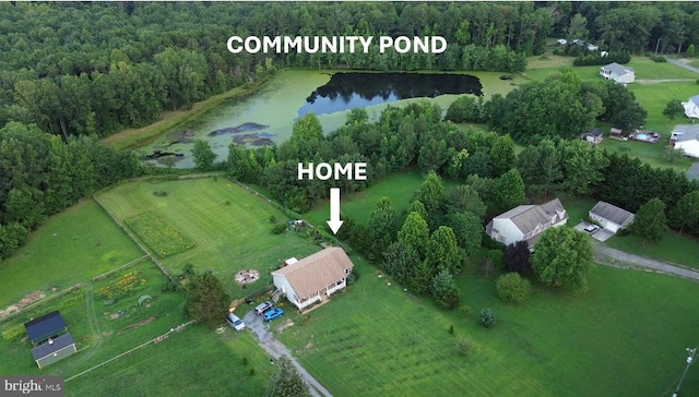 1884 Kennon Rd, Mineral, VA 23117 - aerial overview of property's location featuring a nearby body of water and rural landscape