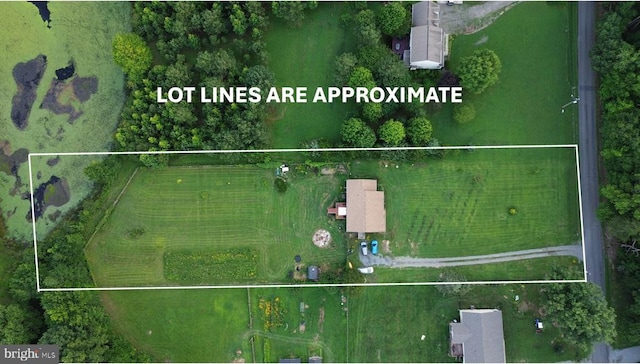 1884 Kennon Rd, Mineral, VA 23117 - aerial view of property's location featuring property parcel outlined