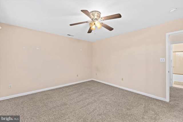 319 Fox Hunters Ln, Madison, VA 22727 - carpeted empty room with baseboards and ceiling fan