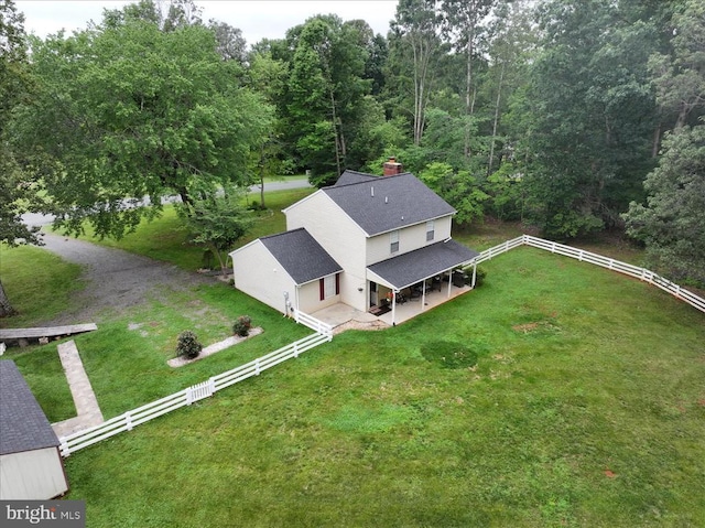 319 Fox Hunters Ln, Madison, VA 22727 - view from above of property