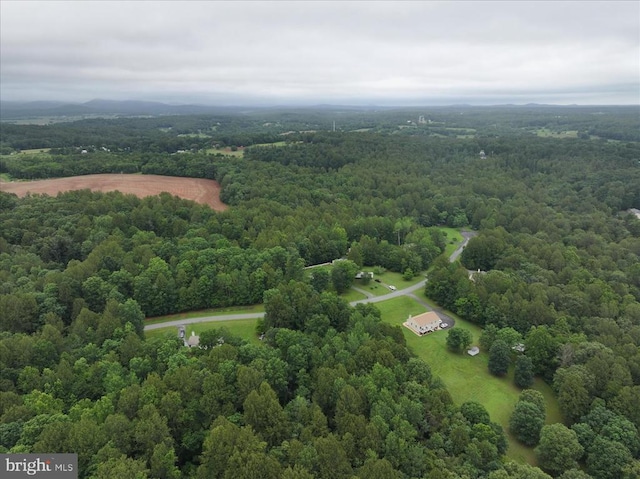 319 Fox Hunters Ln, Madison, VA 22727 - aerial view of a heavily wooded area