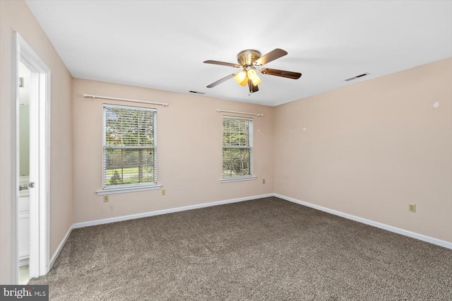 319 Fox Hunters Ln, Madison, VA 22727 - empty room featuring carpet and ceiling fan