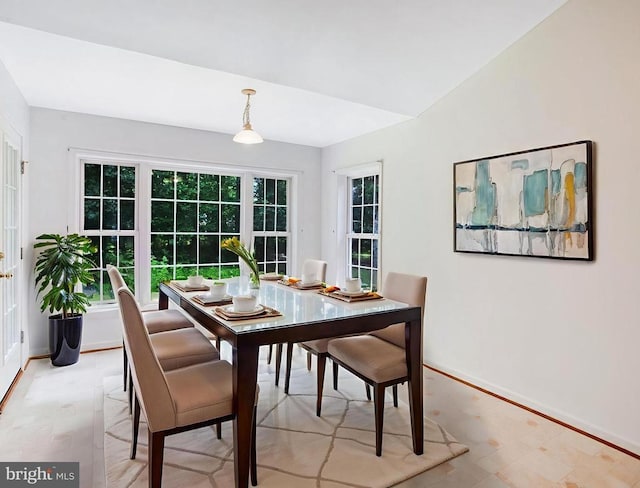106 Seven Pines Dr, Locust Grove, VA 22508 - dining area with baseboards and light floors
