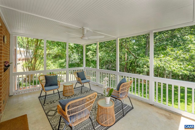 102 Powhatan Cir, Charlottesville, VA 22901 - sunroom / solarium with ceiling fan
