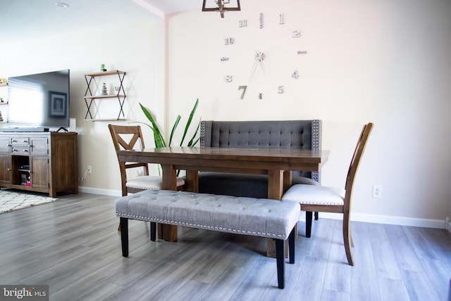 6801 Estate Ln, Fredericksburg, VA 22407 - dining space featuring light wood-type flooring