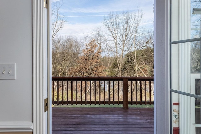 view of deck