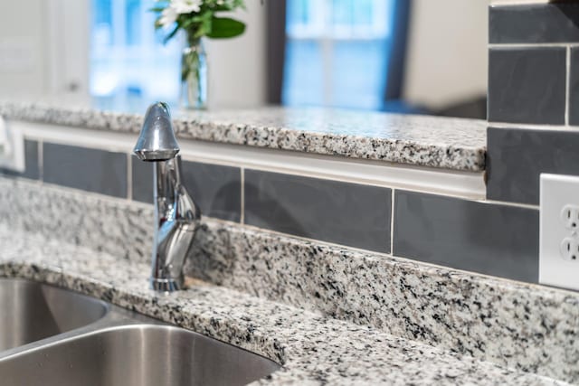10 Zephyr Rd, Palmyra, VA 22963 - kitchen view of a sink and light stone countertops