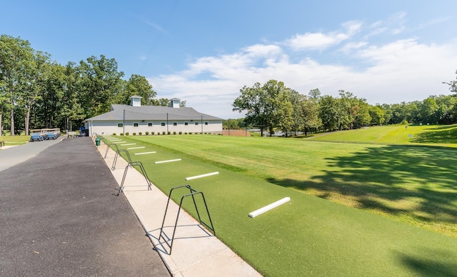 10 Zephyr Rd, Palmyra, VA 22963 - view of home's community featuring a yard and view of wooded area