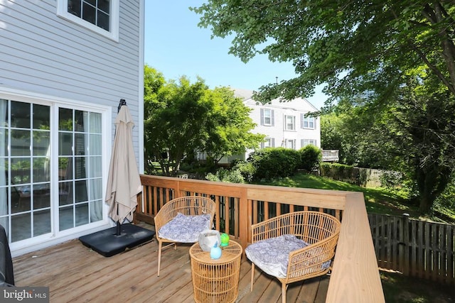769 Cherry Tree Ln, Warrenton, VA 20186 - view of wooden deck