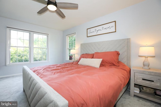 769 Cherry Tree Ln, Warrenton, VA 20186 - carpeted bedroom featuring ceiling fan and baseboards
