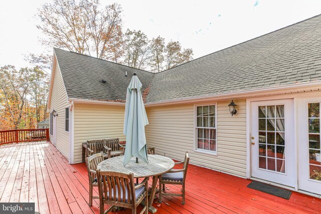 5519 Bazzanella Dr, Mineral, VA 23117 - deck with outdoor dining space