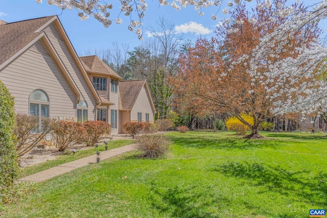 4267 Buck Island Rd, Charlottesville, VA 22902 - view of front of property with a front yard and a shingled roof