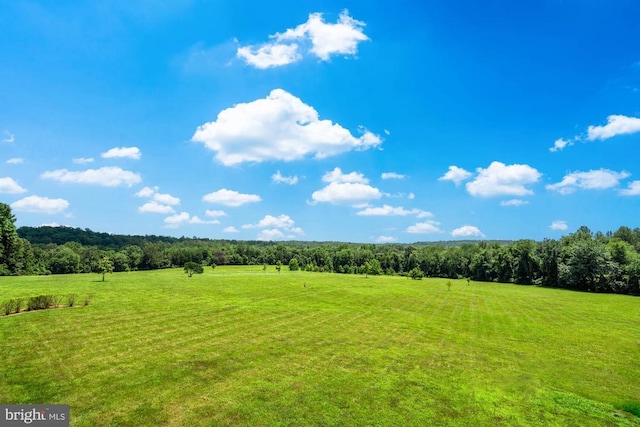 8833 Wales Rd N, Warrenton, VA 20186 - view of grassy yard featuring a view of countryside and a wooded view
