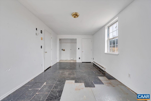 2420 James River Rd, Esmont, VA 22937 - interior space featuring a baseboard radiator and baseboards
