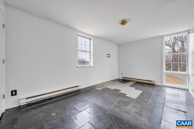 2420 James River Rd, Esmont, VA 22937 - unfurnished room with a baseboard heating unit