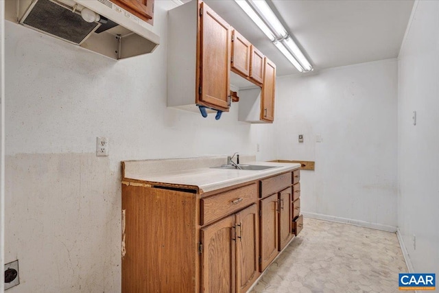 2420 James River Rd, Esmont, VA 22937 - laundry area featuring a sink