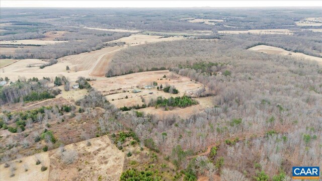 2420 James River Rd, Esmont, VA 22937 - birds eye view of property featuring a rural view