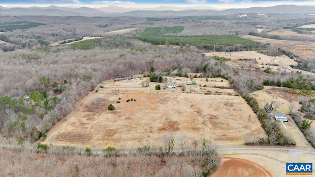 2420 James River Rd, Esmont, VA 22937 - drone / aerial view featuring a mountain view and a rural view