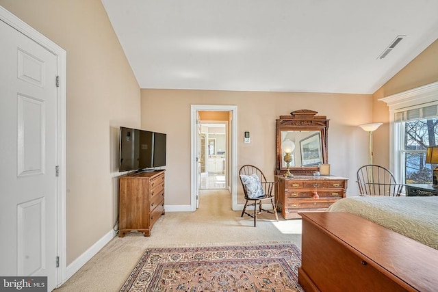 175 Covenant Way, Bumpass, VA 23024 - bedroom featuring light colored carpet and lofted ceiling