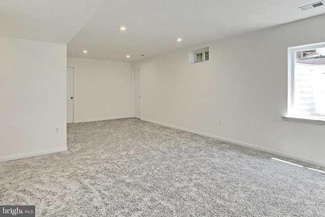 2020 Captain Dr, Fredericksburg, VA 22408 - carpeted empty room featuring recessed lighting and baseboards
