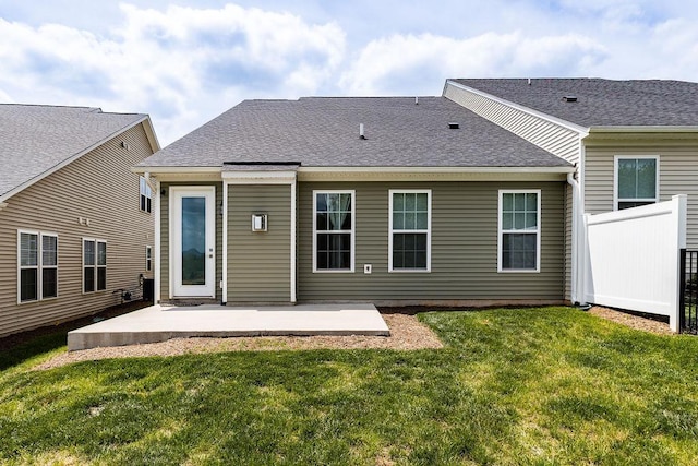 120 Ridgeline Dr, Waynesboro, VA 22980 - back of house with a patio and roof with shingles