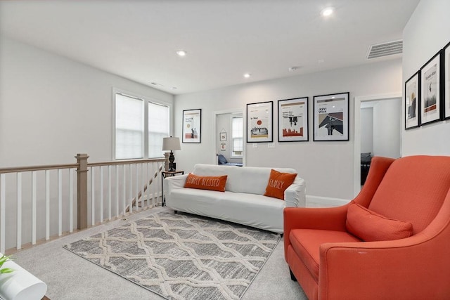 120 Ridgeline Dr, Waynesboro, VA 22980 - carpeted living room with recessed lighting
