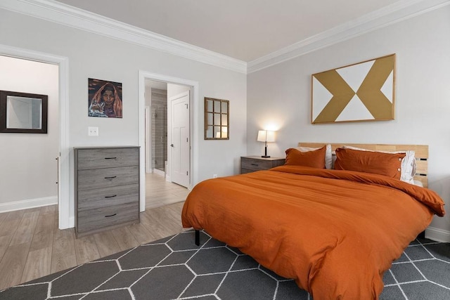 120 Ridgeline Dr, Waynesboro, VA 22980 - bedroom with ornamental molding, wood finished floors, and baseboards