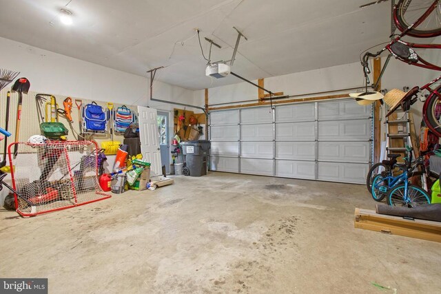 4102 Chris Shan Ct, Fredericksburg, VA 22408 - garage featuring a garage door opener