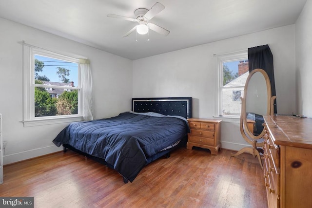 130 Morningside Dr, Culpeper, VA 22701 - bedroom featuring light wood-style floors and a ceiling fan