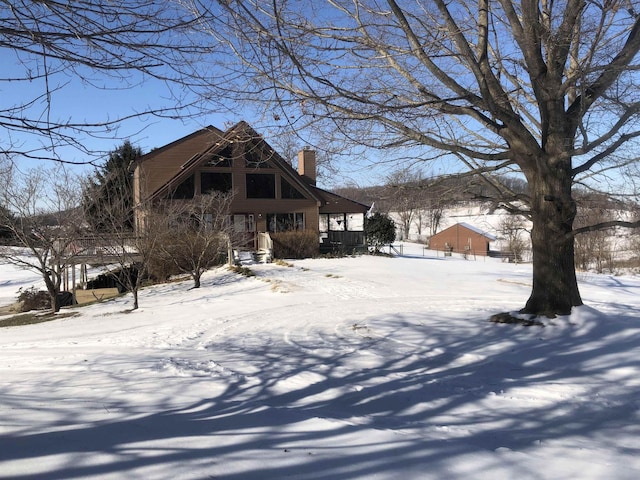 view of front of home