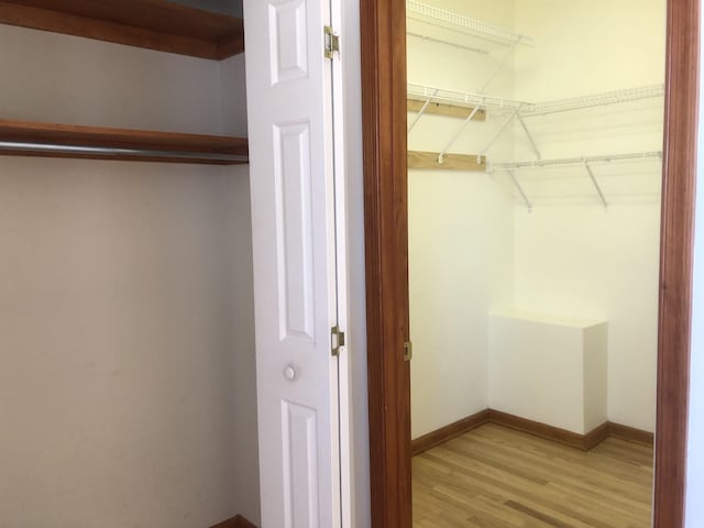 view of closet