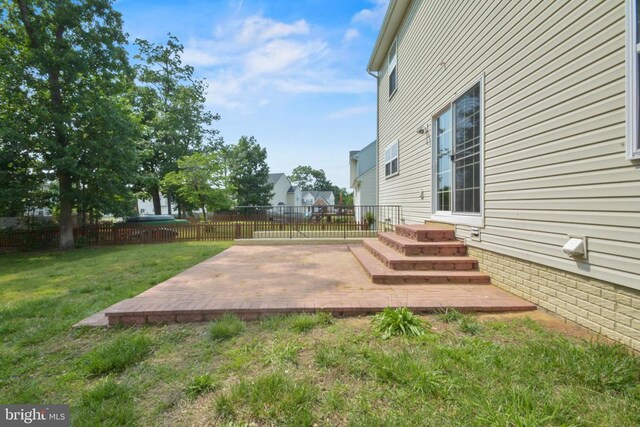 2042 Mourning Dove Dr, Locust Grove, VA 22508 - view of yard featuring a deck