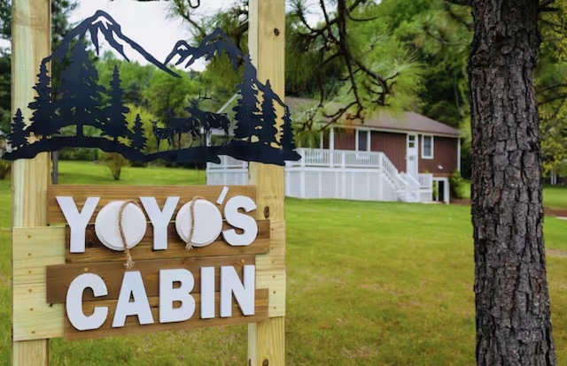 4064 Pine Grove Rd, Stanley, VA 22851 - community sign featuring a lawn