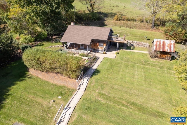 3 Old Mill Rd, Warm Springs, VA 24484 - aerial view