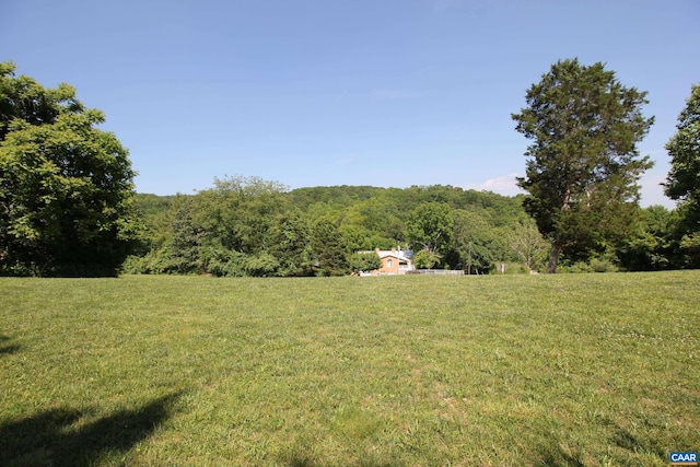 325 Union Run, Lexington, VA 24450 - view of green lawn featuring a wooded view