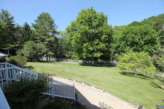 325 Union Run, Lexington, VA 24450 - view of yard with a wooded view