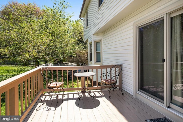 11911 Smoketree Blvd, Fredericksburg, VA 22407 - wooden terrace featuring fence